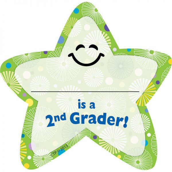 CREATIVE TEACHING PRESS IM A 2ND GRADER STAR BADGES CTP1017