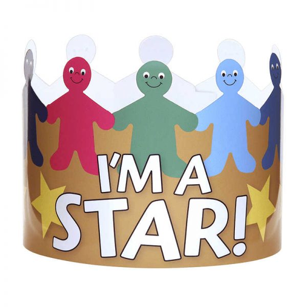 HYGLOSS PRODUCTS INC. IM A STAR CROWNS PACK OF 24 HYG65256