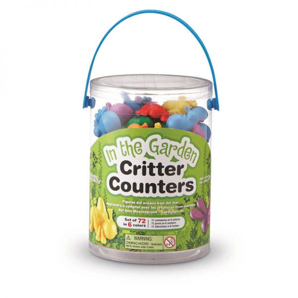LEARNING RESOURCES IN THE GARDEN CRITTER COUNTERS LER3381