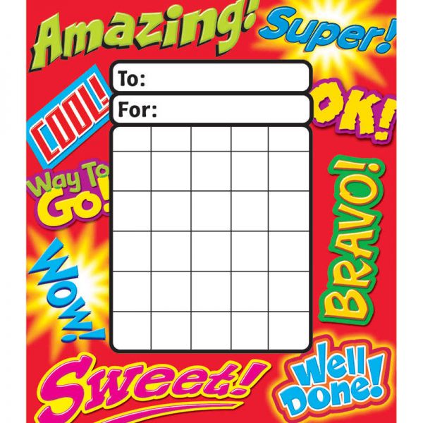 TREND ENTERPRISES INC. INSPIRING WORDS INCENTIVE PAD T-73061