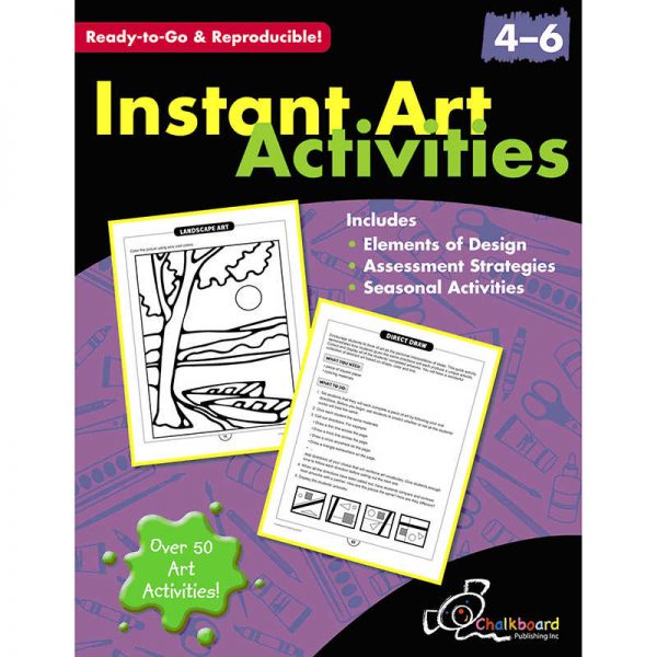 NELSON EDUCATION INSTANT ART ACTIVITIES GRADE 4-6 CHK6005