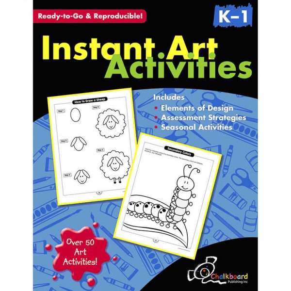 NELSON EDUCATION INSTANT ART ACTIVITIES GRADE K-1 CHK6003