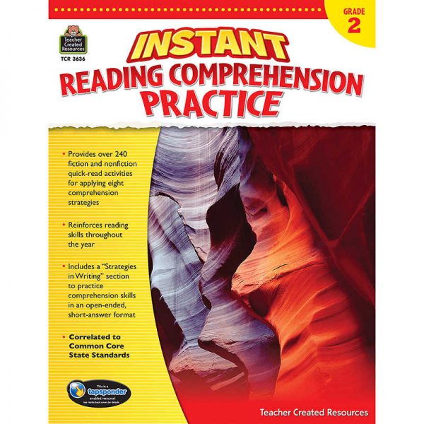 TEACHER CREATED RESOURCES INSTANT READING GRADE 2 COMPREHENSION PRATICE TCR3636