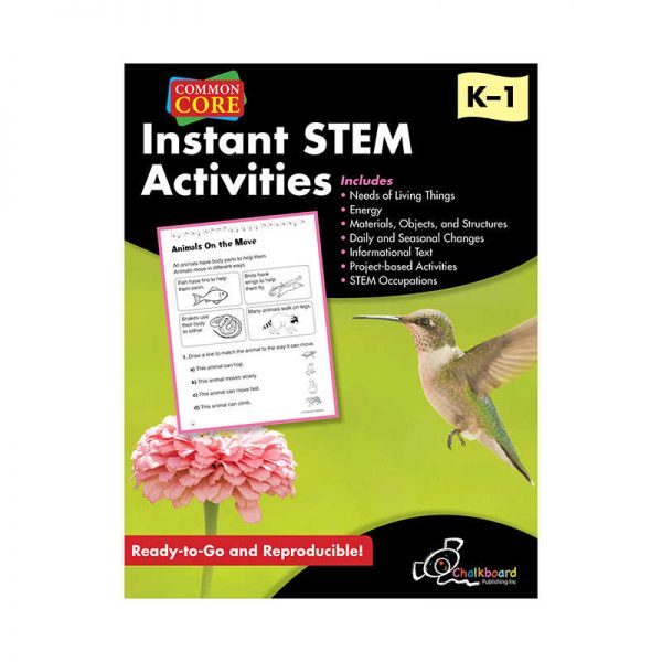 NELSON EDUCATION INSTANT STEM ACTIVITIES GRADE K-1 CHK13051