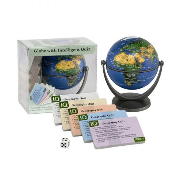 ROUND WORLD PRODUCTS IQ QUIZ MINIGLOBE PHYSICAL RWPSN891049
