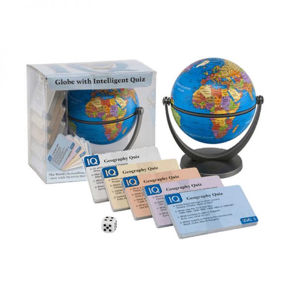 ROUND WORLD PRODUCTS IQ QUIZ MINIGLOBE POLITICAL RWPSN891045