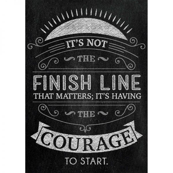 CREATIVE TEACHING PRESS ITS NOT THE FINISH LINE POSTER CTP6746