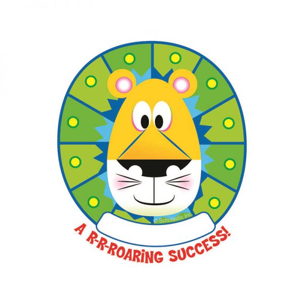 SCHOLASTIC TEACHING RESOURCES JINGLE JUNGLE LION HOLE PUNCH REWARD TICKETS SC-553141
