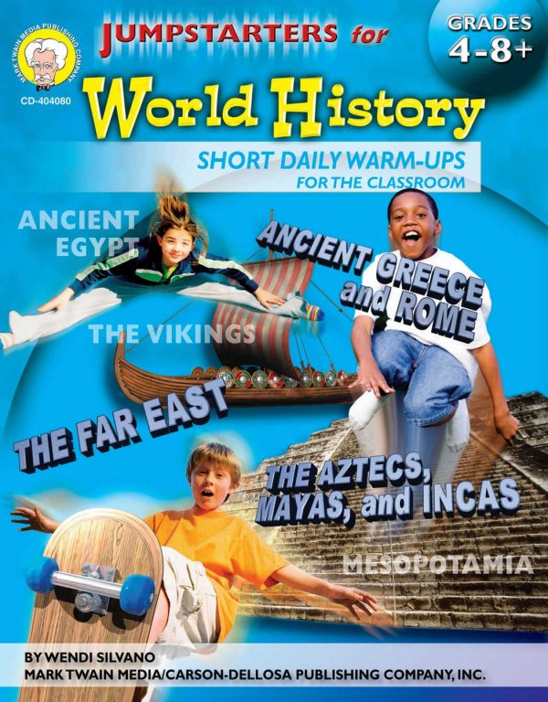 CARSON DELLOSA Jumpstarters for World History Book (4-8 ) Grades: 4-8 CD-404080