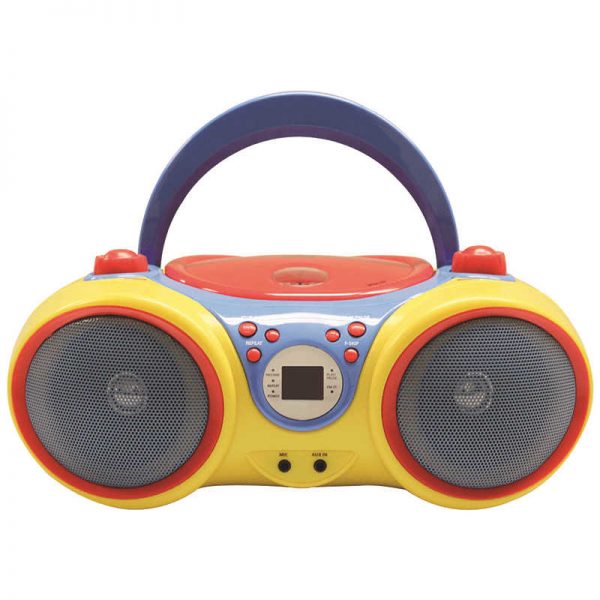 HAMILTON ELECTRONICS VCOM KIDS CD PLAYER KARAOKE MACHINE WITH MICROPHONE HECKIDSCD30
