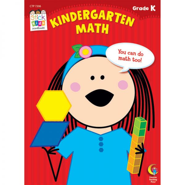 CREATIVE TEACHING PRESS KINDERGARTEN MATH STICK KIDS SUCCESS SKILL BOOKS CTP7206