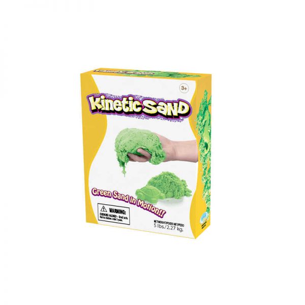 RELEVANT PLAY - WABA KINETIC SAND 5LB GREEN WAB150703