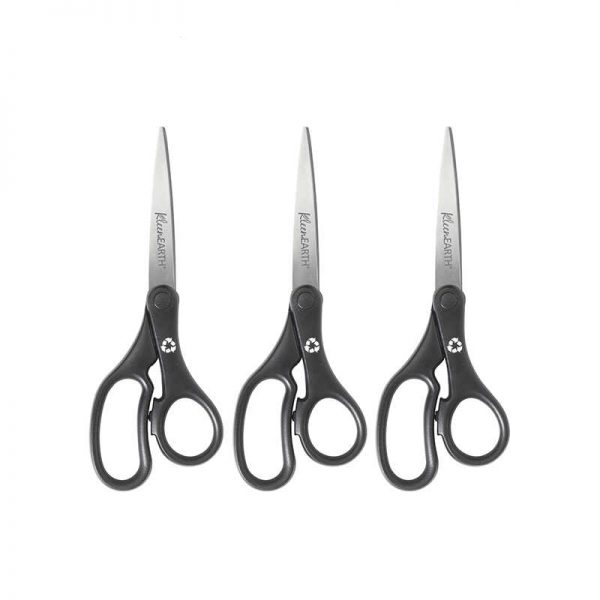 ACME UNITED CORPORATION KLEENEARTH BASIC 8IN SCISSORS 3PK ACM15585