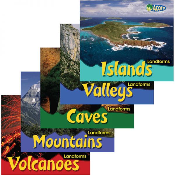 CAPSTONE / COUGHLAN PUB LANDFORMS BOOK SET OF ALL 5 HE-9781403484451