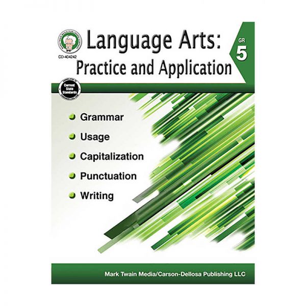 CARSON DELLOSA LANGUAGE ARTS GRADE 5 PRACTICE AND APPLICATION CD-404242