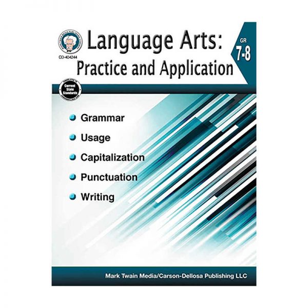 CARSON DELLOSA LANGUAGE ARTS GRADE 7-8 PRACTICE AND APPLICATION CD-404244