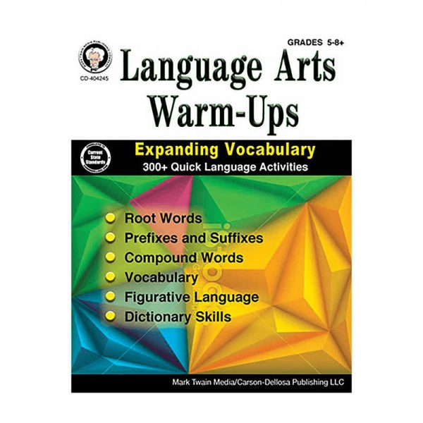 CARSON DELLOSA LANGUAGE ARTS WARM-UPS GRADE 5-8 CD-404245