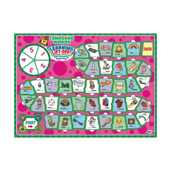 DIDAX LANGUAGE LEARNING COMPOUND WORDS LIFT OFF PUZZLES DD-212012