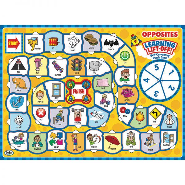 DIDAX LANGUAGE LEARNING OPPOSITES LIFT OFF PUZZLES DD-212011