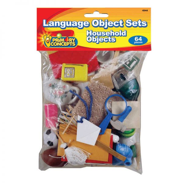 PRIMARY CONCEPTS, INC LANGUAGE OBJECT SETS HOUSEHOLD OBJECTS PC-4944