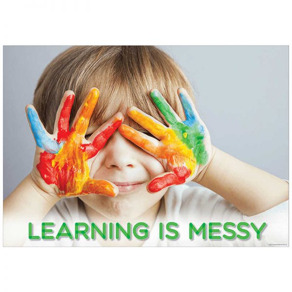 CREATIVE TEACHING PRESS LEARNING IS MESSY POSTER CTP7263