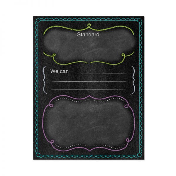 CREATIVE TEACHING PRESS LEARNING STANDARDS CHART - CHALK CTP1021
