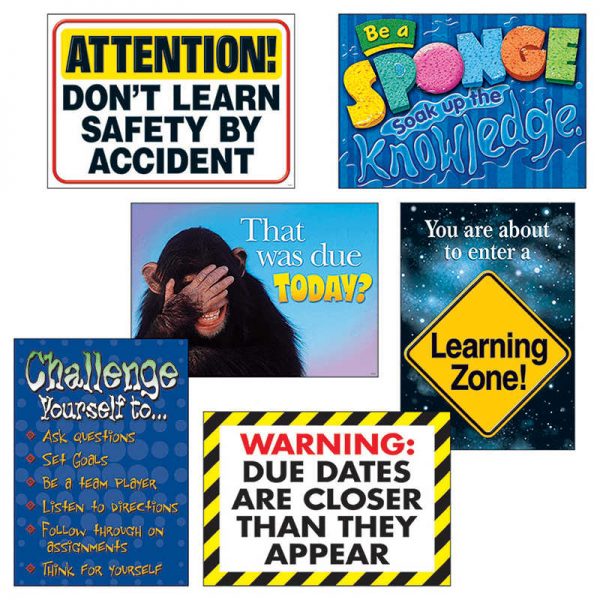 TREND ENTERPRISES INC. LEARNING ZONE ARGUS POSTER COMBO PK T-A67933