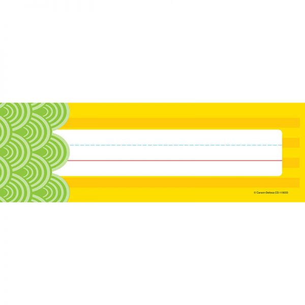 CARSON DELLOSA LEMON LIME NAME PLATES CD-119033