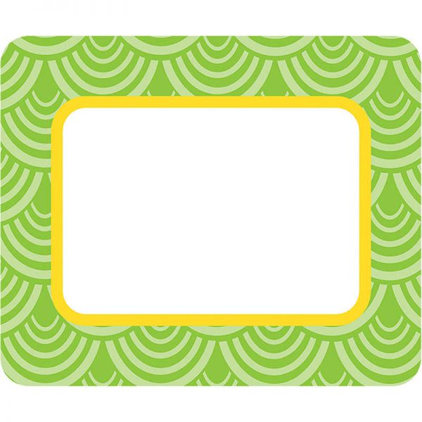 CARSON DELLOSA LEMON LIME NAME TAGS - GREEN CD-150026