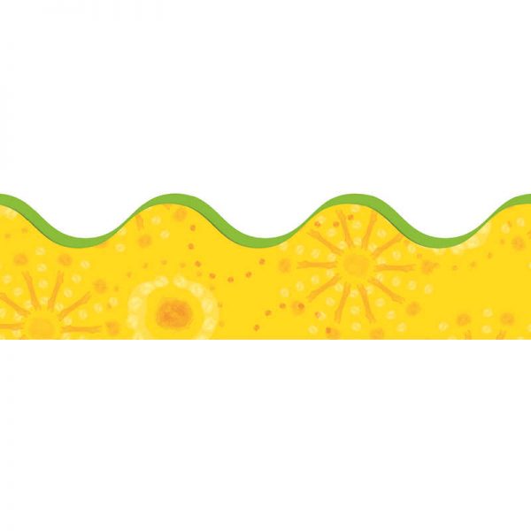 CARSON DELLOSA LEMON LIME SCALLOPED BORDER CD-108131