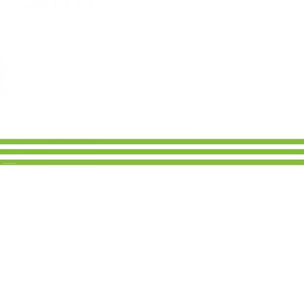 TEACHER CREATED RESOURCES LIME AND WHITE STRIPES STRAIGHT BORDER TRIM TCR5292