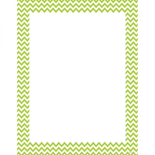 CREATIVE TEACHING PRESS LIME GREEN CHEVRON CHART CTP0968