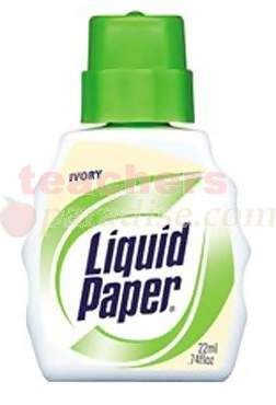 Liquid shop paper ivory