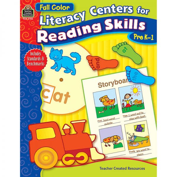 TEACHER CREATED RESOURCES LIT CENTER FOR READING SKILLS PK-1 TCR3702