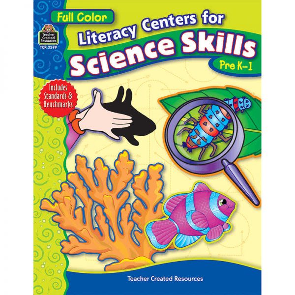 TEACHER CREATED RESOURCES LITERACY CENTERS FOR SCIENCE SKILLS TCR3399
