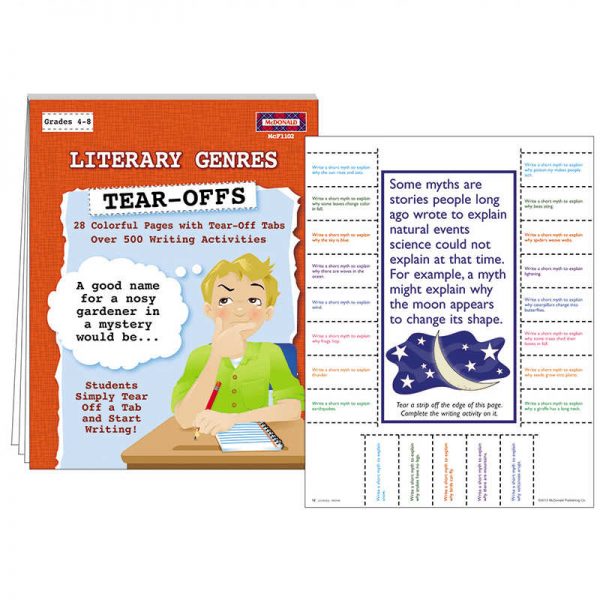 MCDONALD PUBLISHING LITERARY GENRES TEAR OFFS MC-F1102