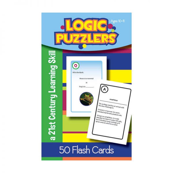 LORENZ CORPORATION / MILLIKEN LOGIC PUZZLERS FLASH CARDS GRADE 5 LEP901104LE