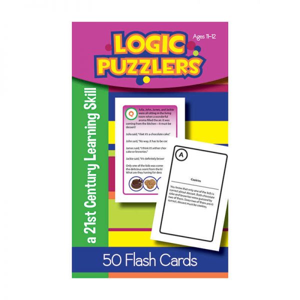 LORENZ CORPORATION / MILLIKEN LOGIC PUZZLERS FLASH CARDS GRADE 6 LEP901105LE