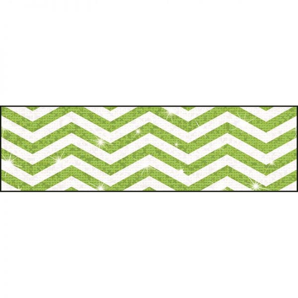 TREND ENTERPRISES INC. LOOKING SHARP LIME SPARKLE PLUS BOLDER BORDERS T-85430