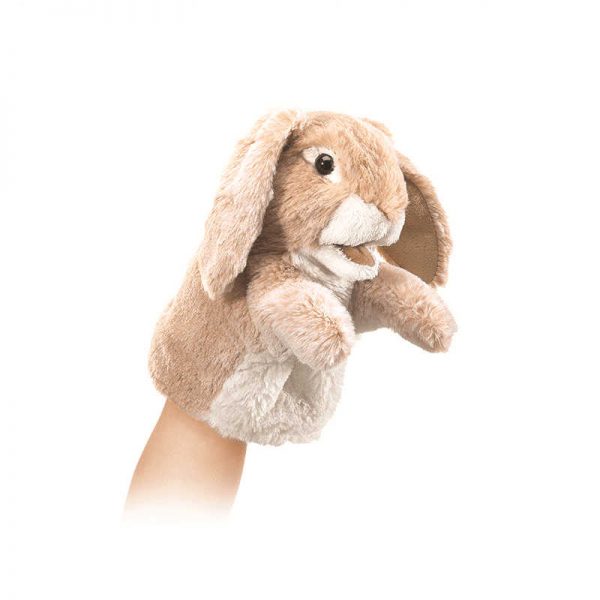 FOLKMANIS INC. LOP RABBIT LITTLE PUPPET FMT2944