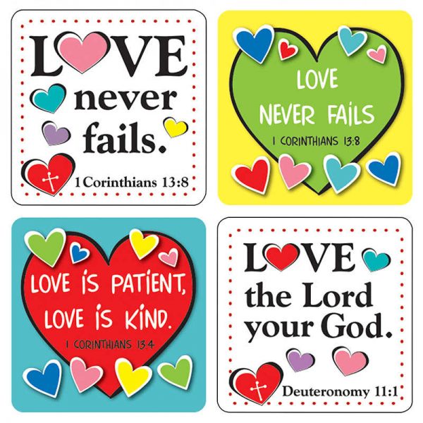 CARSON DELLOSA LOVE VERSES STICKERS CD-168170