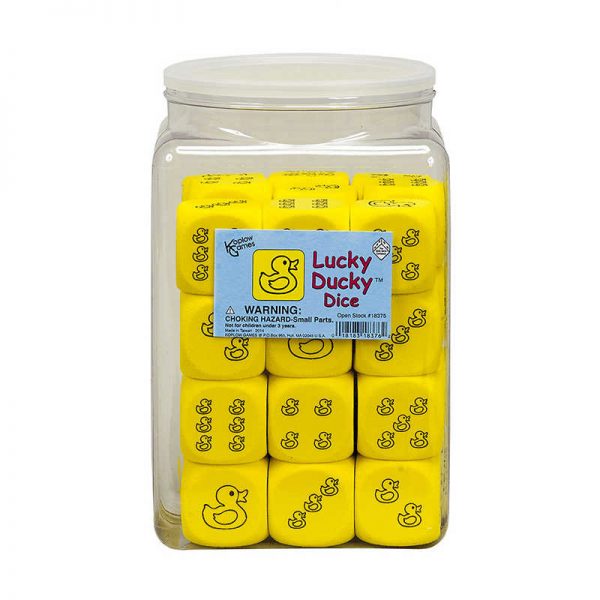KOPLOW GAMES INC. LUCKY DUCKY DICE 36/TUB KOP18376