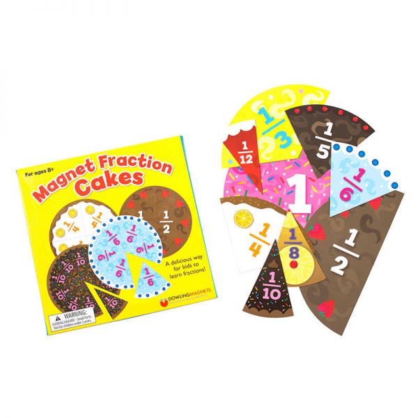 DOWLING MAGNETS MAGNET CAKE FRACTIONS 9 PIECES DO-732150