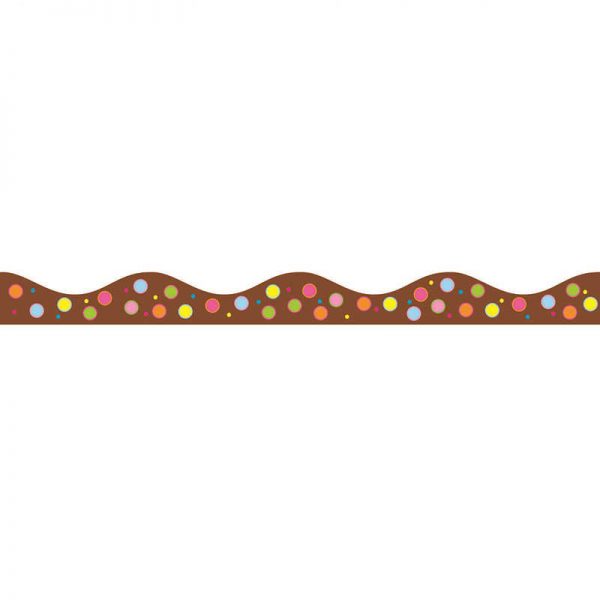 ASHLEY PRODUCTIONS MAGNETIC BORDER CHOCOLATE DOTS ASH10186