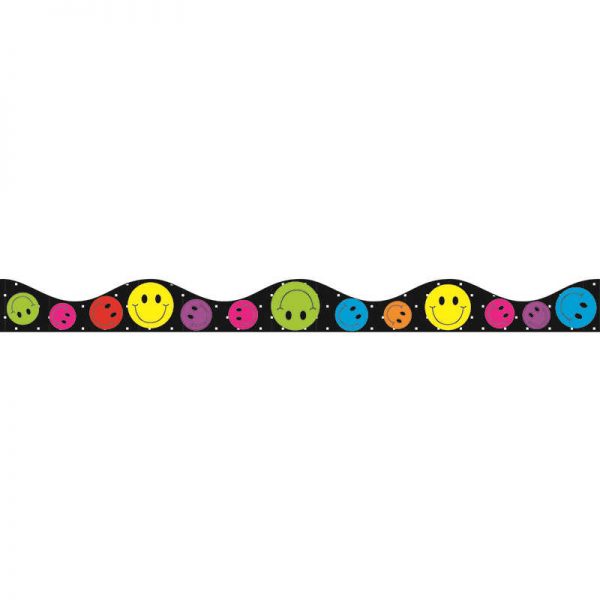 ASHLEY PRODUCTIONS MAGNETIC BORDER SMILE FACES ASH10179