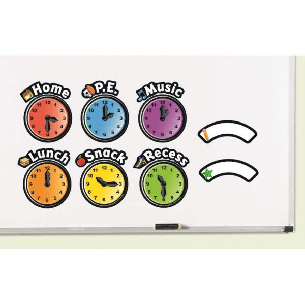LEARNING RESOURCES MAGNETIC DAILY SCHEDULE CLOCKS LER9592