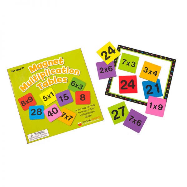 DOWLING MAGNETS MAGNETIC MULTIPLICATION TABLES DO-732160