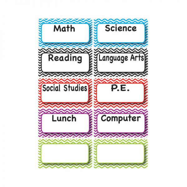 ASHLEY PRODUCTIONS MAGNETIC TIME ORGANIZERS CLASS SUBJECTS ASH10093
