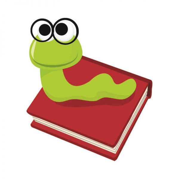 ASHLEY PRODUCTIONS MAGNETIC WHITEBOARD ERASER BOOKWORM 3-1/2 X 3-1/2 ASH10030