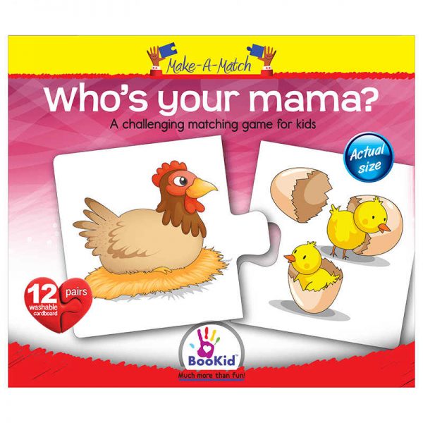 DEXTER EDUCATIONAL PLAY MAKE A MATCH PUZZLES WHOS YOUR MAMA DEX1910